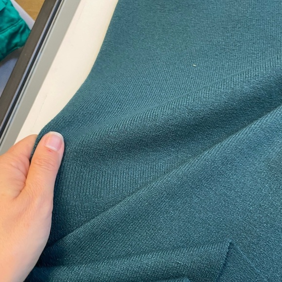 Minasmalha stretchy pencil below the knee emerald green skirt womem's size M - Picture 5 of 8